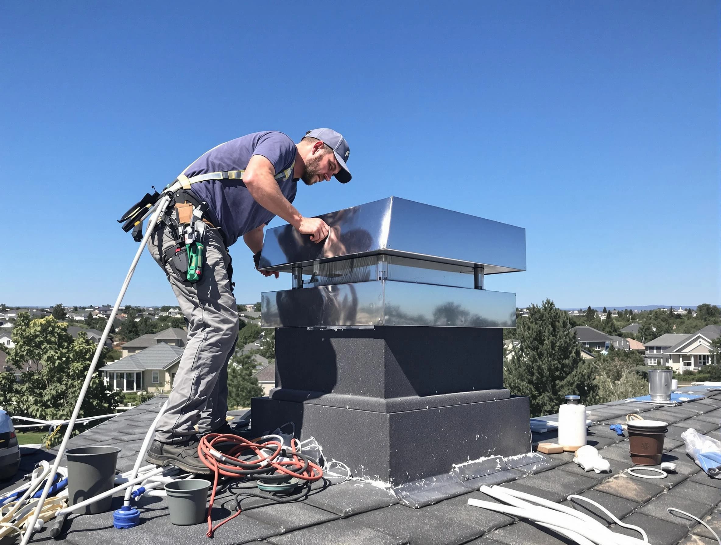 Chimney Cap Services service in Elizabeth, NJ